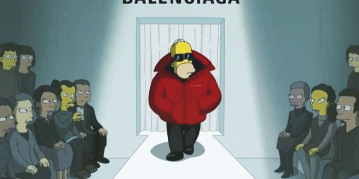 Модный дом Balenciaga показал новую коллекцию в спецэпизоде «Симпсонов» (Видео)