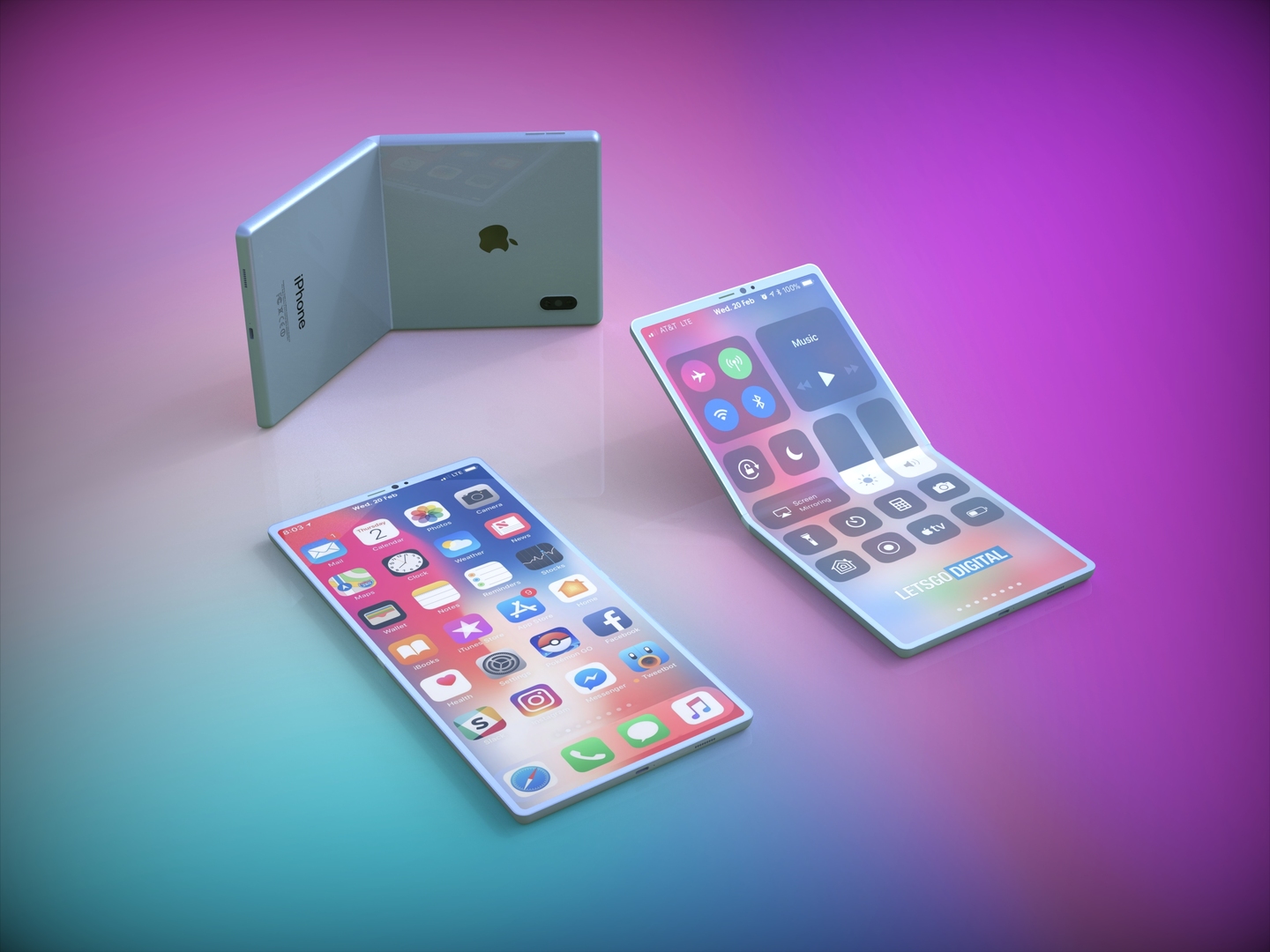 Apple запатентовала двухэкранный iPhone или iPad