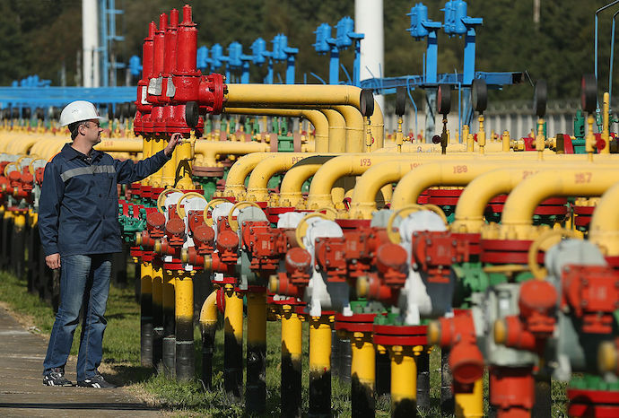 Транзит газа через Украину упал до минимума за четыре года Транзит газа через Украину упал до минимума за четыре года