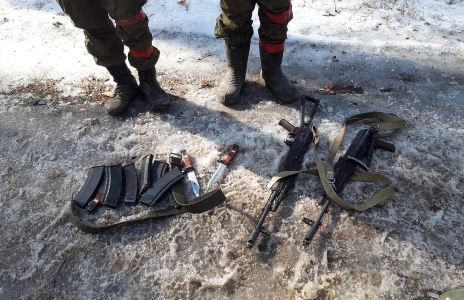ВСУ захватило первых военнопленных (ФОТО)