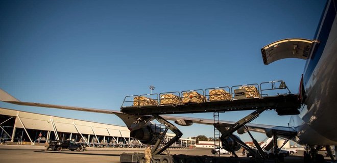 В Киеве приземлился грузовой самолет с военной базы ВВС США: трек