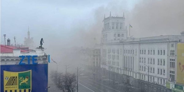 В Харькове крылатая ракета попала в здание горсовета