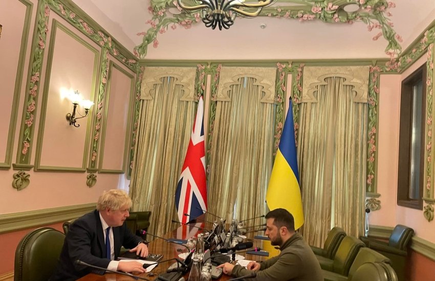 Премьер Британии Борис Джонсон встретился с Зеленским в Киеве