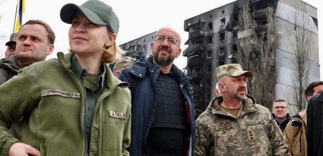 “История не забудет военных преступлений”. Глава Евросовета посетил Бородянку