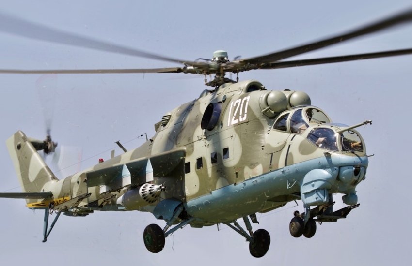 Львовские десантники сбили российский ударный вертолет Ми-24