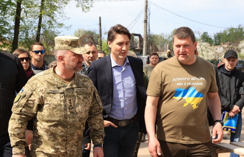 В Украину прибыл премьер-министр Канады Трюдо